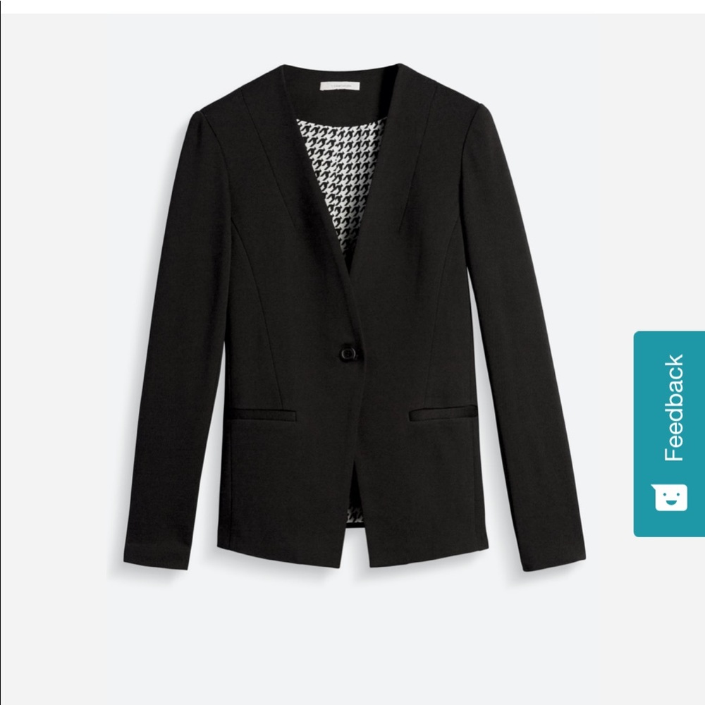 41 Hawthorn Dorie Stretch Collarless Blazer